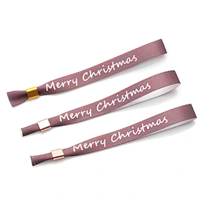Highest Secure Event Plastic Clip Ribbon Personalized Wristband