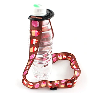 Adjustable Water Bottle Sling,Compact Lanyard Bottle Carrier