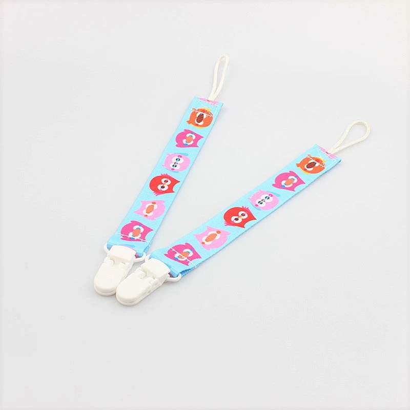 Custom logo premium quality fashion baby soother pacifier clip