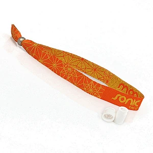 Wholesaler jacquard premium polyester cheap cloth wristband