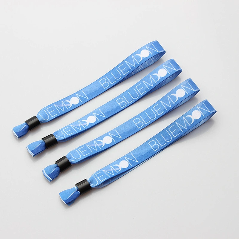 Factory Price Personalized Custom Printing Logo Polyester Wristband