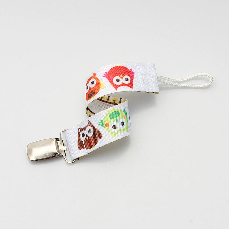 Hot sale baby bottle type metal pacifier holder