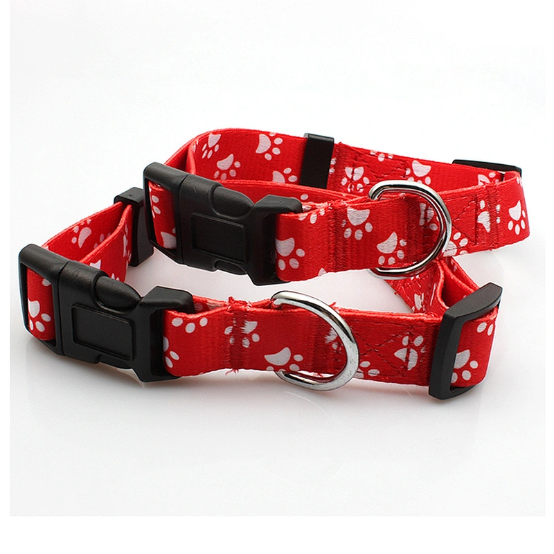 Customized Logo Design Heat transfer printed dog collars training