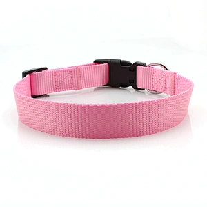 High quality pink custom collar and leash pet dog product