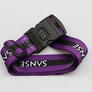 Adjustable Travel Luggage Strap Sublimation Custom Design Lock Belt Manufacturers