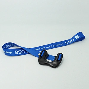 Cheap fashional printing polyester lanyard with water bottle holder