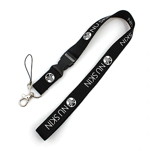 Custom PVC card holder silk screen printing lanyard for exhibition