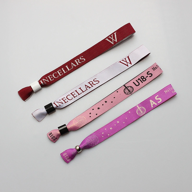 Manufacturer direct sales wristband with custom slide lock for party