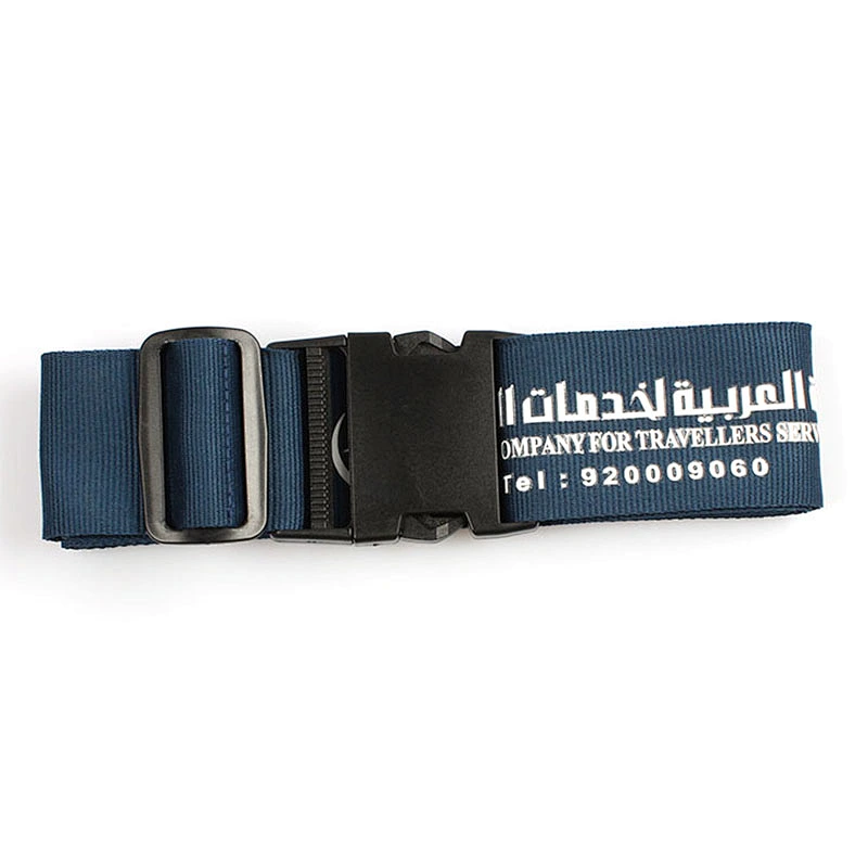 Factory direct sale cheap silk screen printing luggage belt with high quality