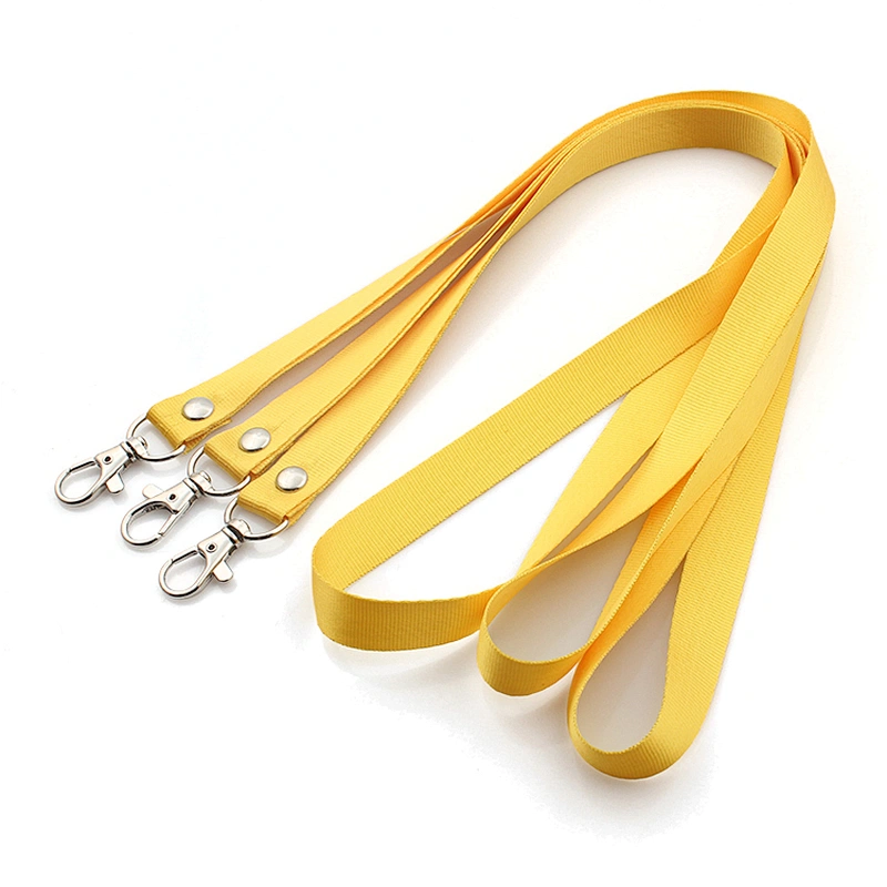 Wholesale universal neck flat  lanyard with metal hook