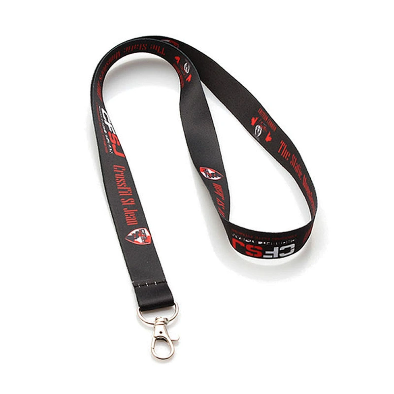 Personalized logo neck printed polyester breakaway lanyards