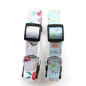 Wholesale custom design decorative polyester dog collar