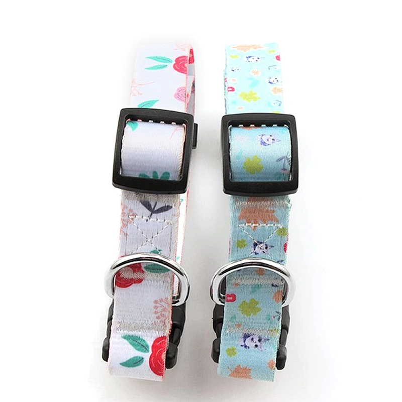 Wholesale custom design decorative polyester dog collar
