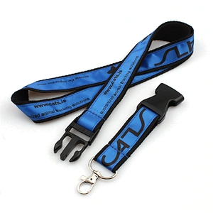 China Wholesale High Quality Cheap Breakaway Neck Lanyard With Custom Logo