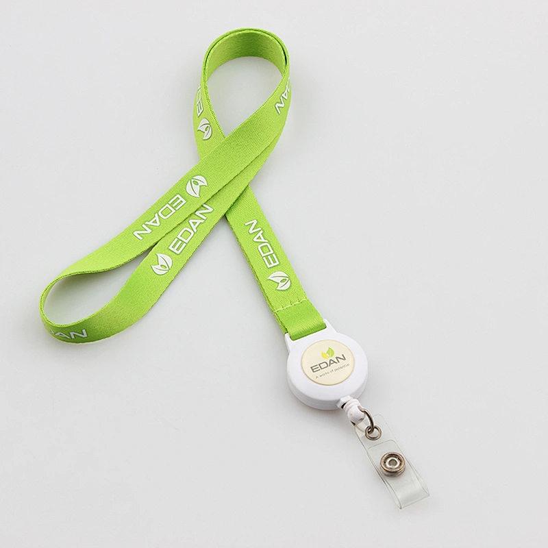 New design fashion silk screen lanyard with plastic hook