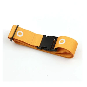 Professional custom luggage digital scale tag belt strap with lock