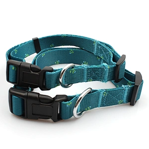 Polyester printing pet collar with breakaway buckle