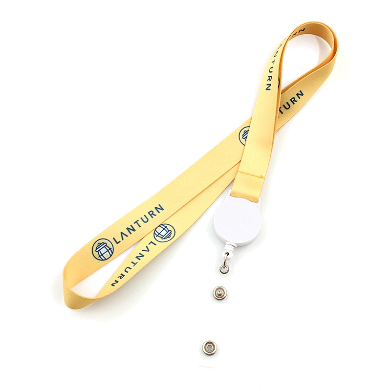 New designed custom breakaway buckle id badge holder colorful neck lanyards