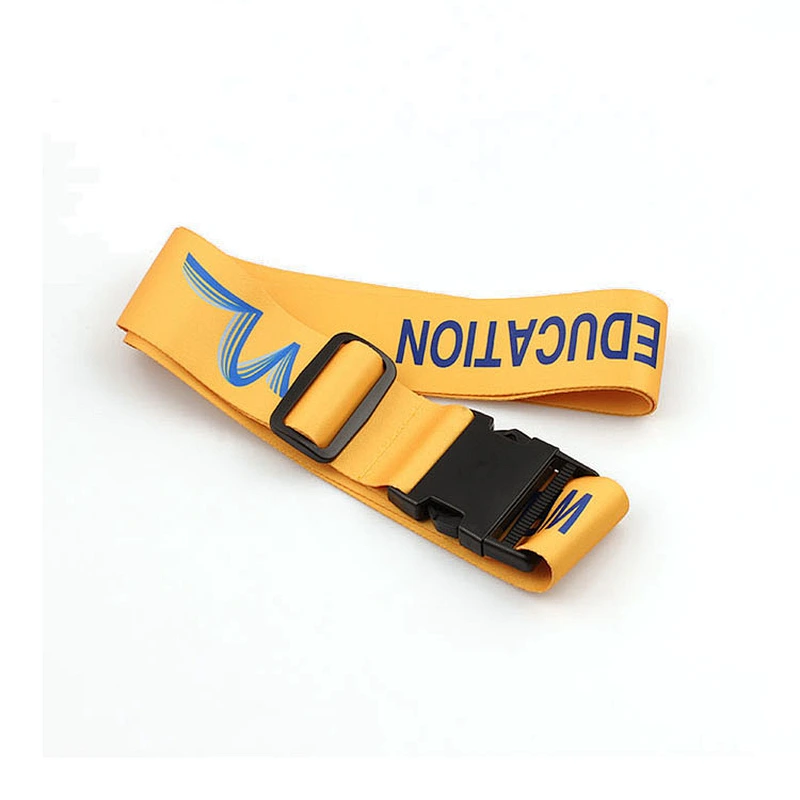 Guangzhou travel accessories lovely luggage strap name tag with plastic buckle