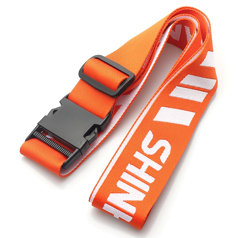 Professional custom elastic adjustable detachable buckle luggage belt