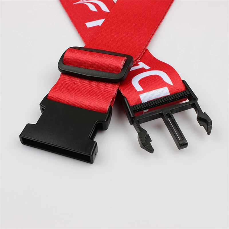 High Quality Locking Airport Polyester Suitcase Strap Baggage Backpack Colorful Belt