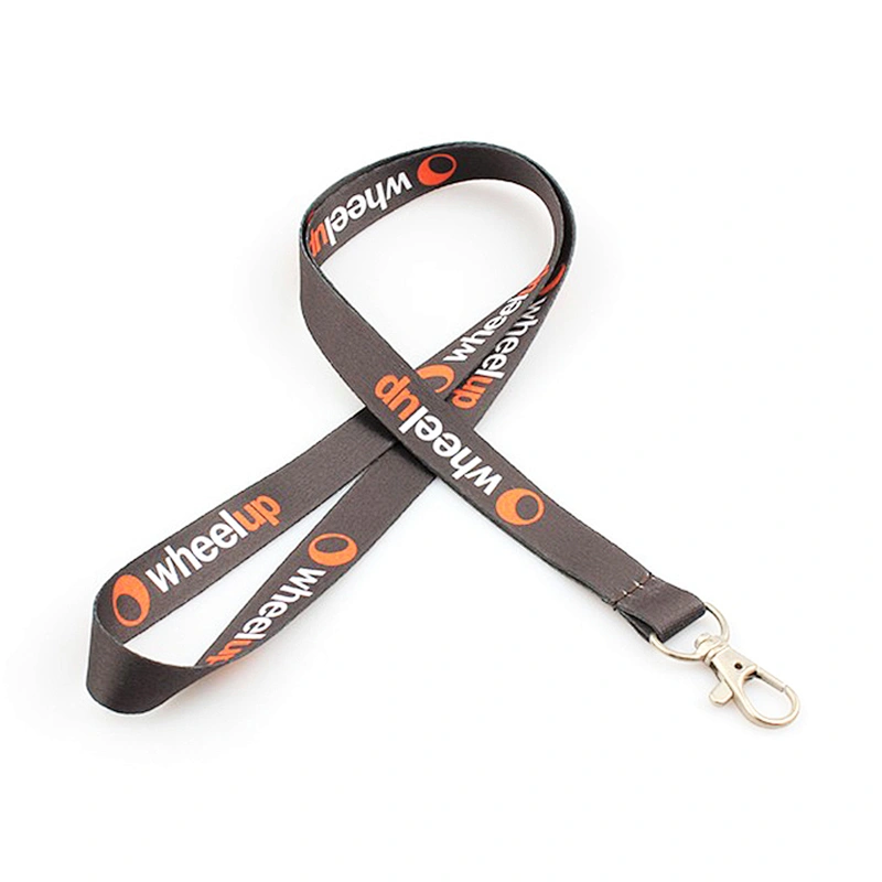 Custom logo polyester neck string for activity