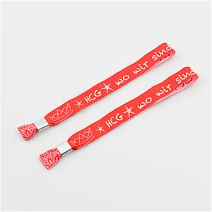 Cheap One Time Use Wristband For Events/Hotel/Movie Theater/Club