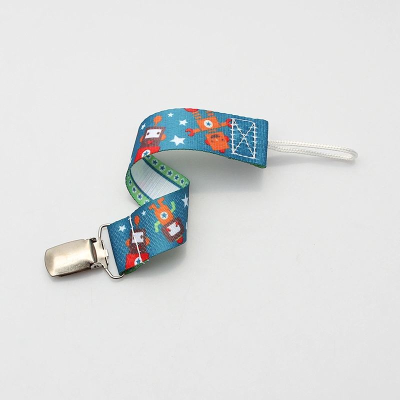 Hot sale baby bottle type metal pacifier holder