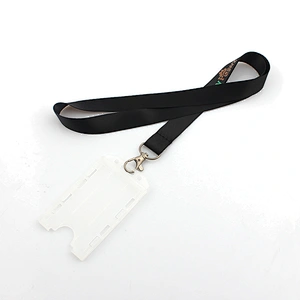 High end eco friendly recycle lanyard card holder necklace