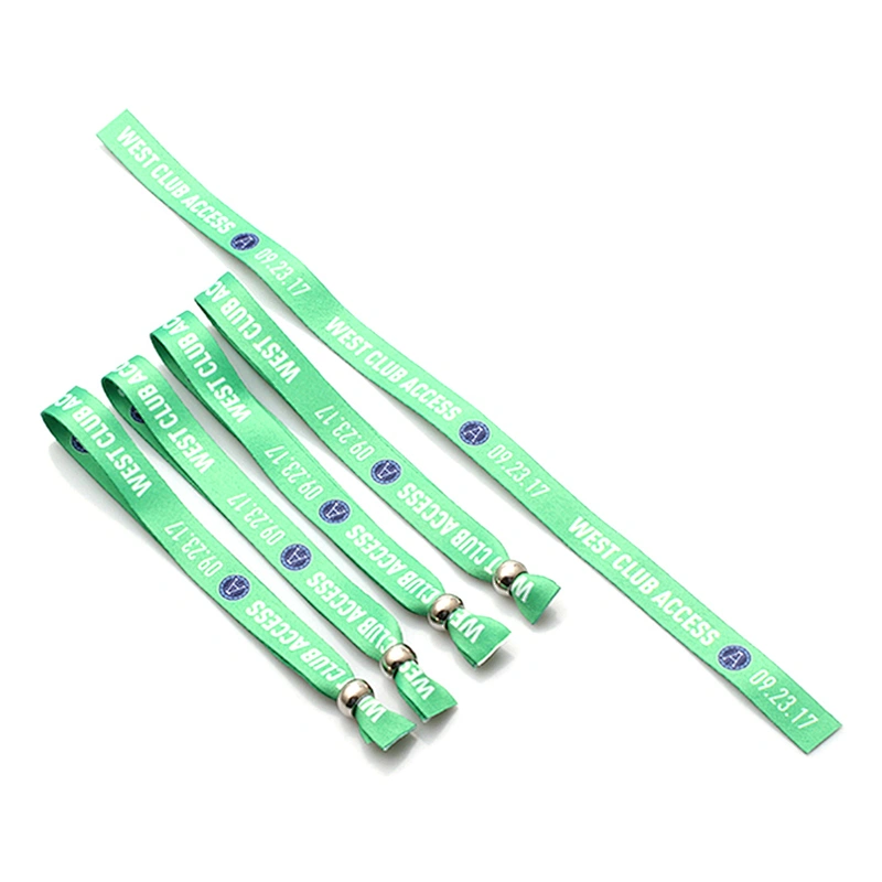 Festival custom fabric cheap sublimation wristbands for events