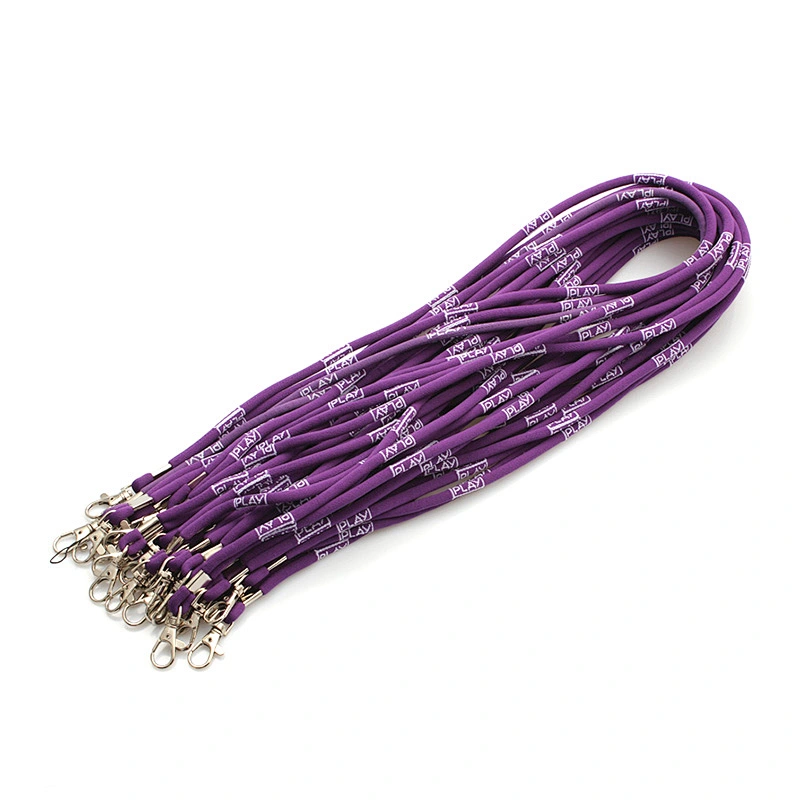New arrival high quality custom jacquard rope woven lanyard