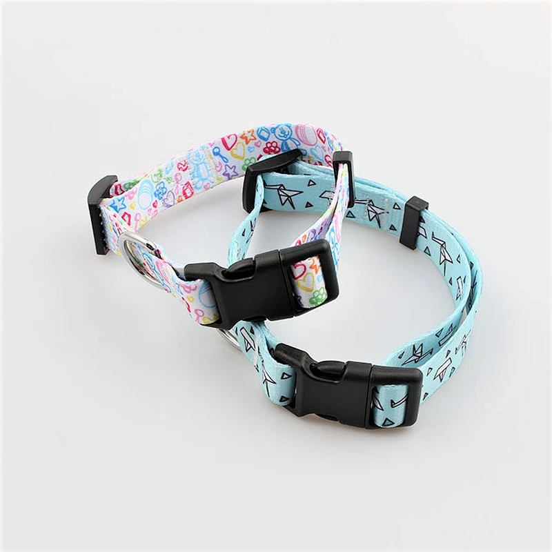 Stylish Polyester Dog Collar with Sublimation Printing