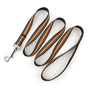 Top quality reflective custom logo durable dog walking leash