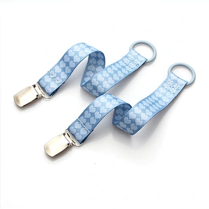 2019 baby chain ribbon dummy holder soother pacifier clips