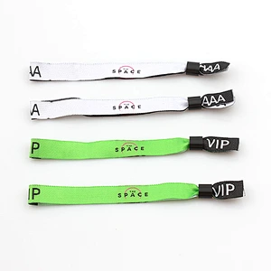 Custom design fitness woven wristband for sport