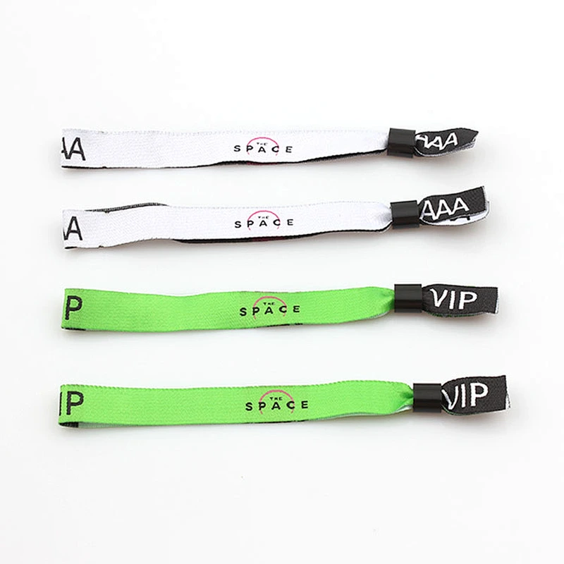Custom design fitness woven wristband for sport