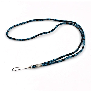 China manufacturer jacquard printing elastic cord rope lanyard