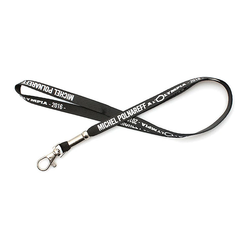 Polyester personalized custom logo tubular printing lanyards