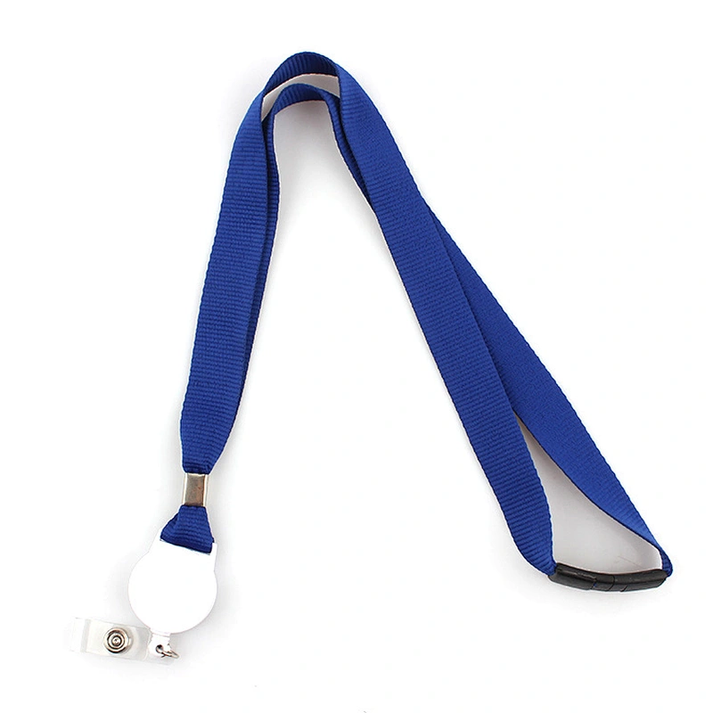 Factory custom polyester retractable badge reel lanyard