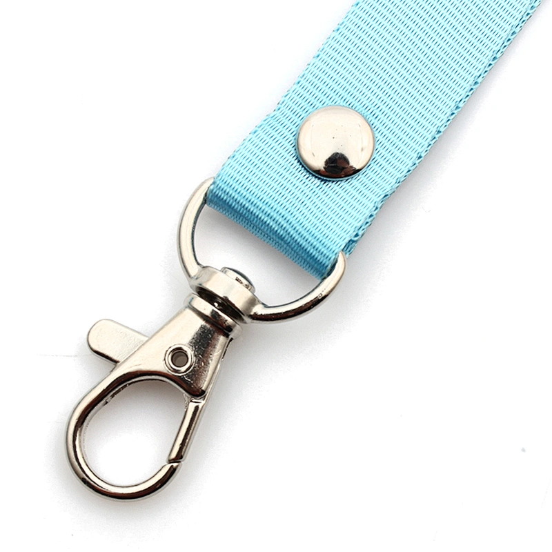 Premium quality 12 colors nylon lanyard with keychain holder