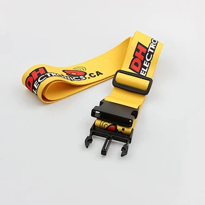 Good travel cheap price luggage strap with black lock