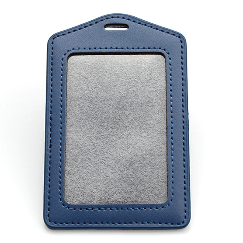 High quality Id card PU badge holder supplier