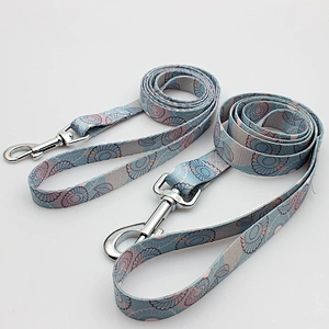 Custom Polyester Heat Transfer Printing Dog Collar and Leash Set