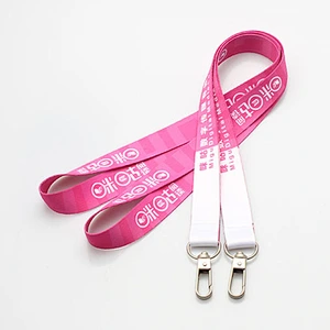 ECO-friendly custom sublimation multicolor printed earphone lanyards