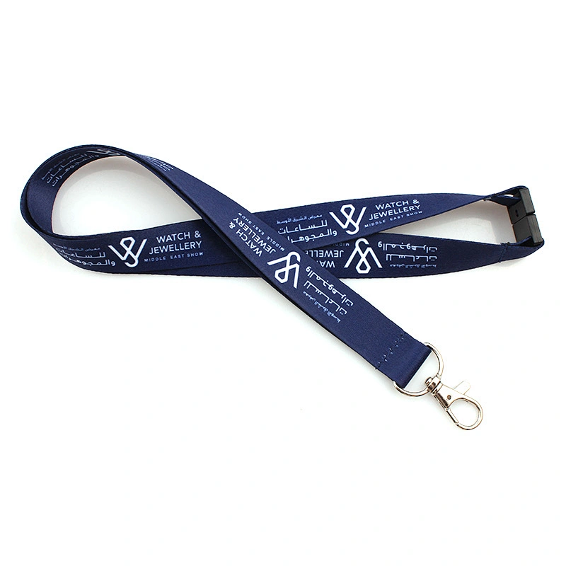 Wholesale Printing Custom Logo Neck Lanyard With Safety Buckle