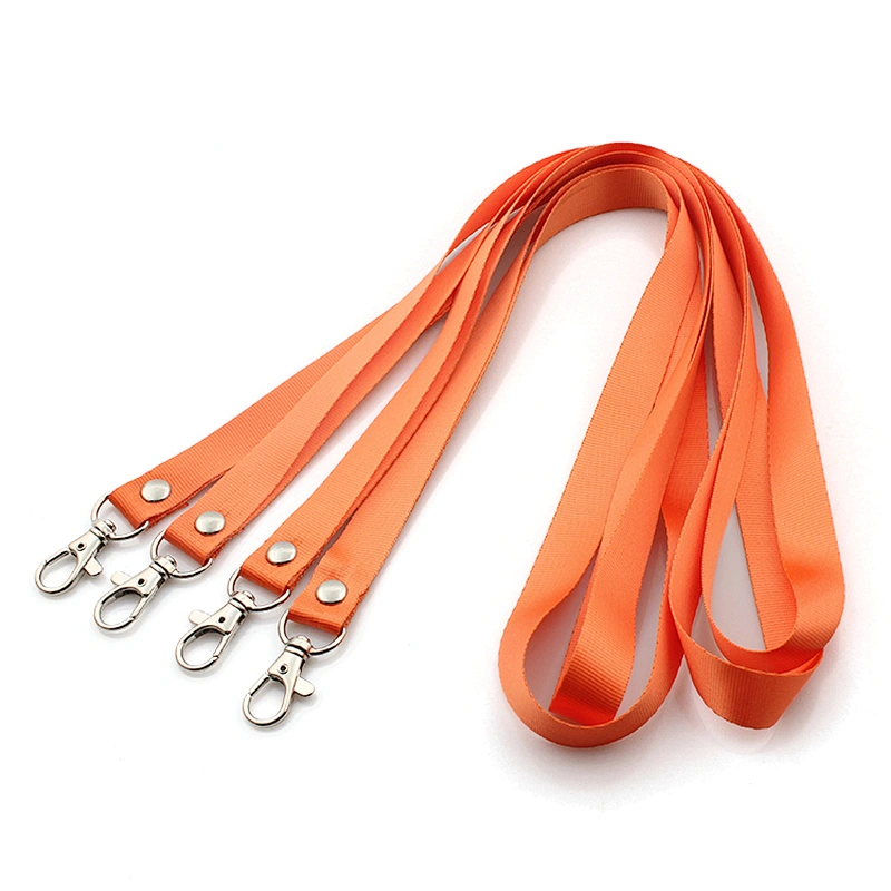 Discount 1 pcs plain neck strap lanyard metal clip