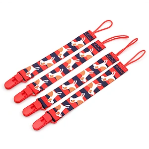 Wholesale eco-friendly colorful unique baby metal pacifier clips