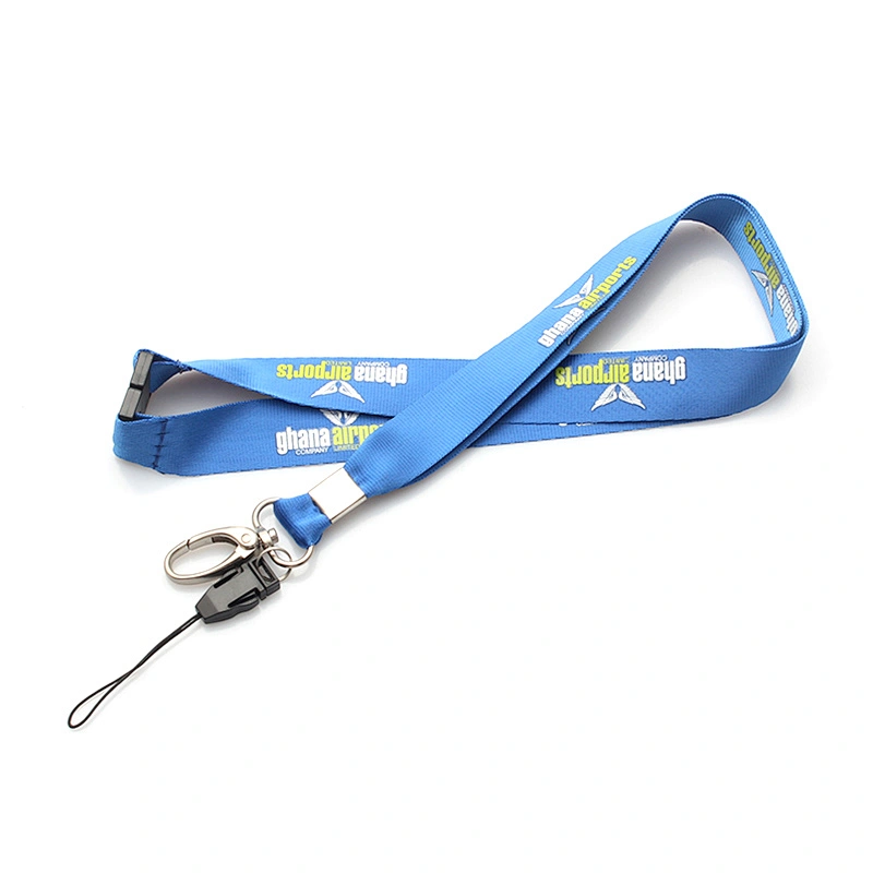 2019 Hot polyester silk screen custom neck strap