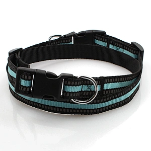Factory hot sale custom logo plastic buckle pet dog collar