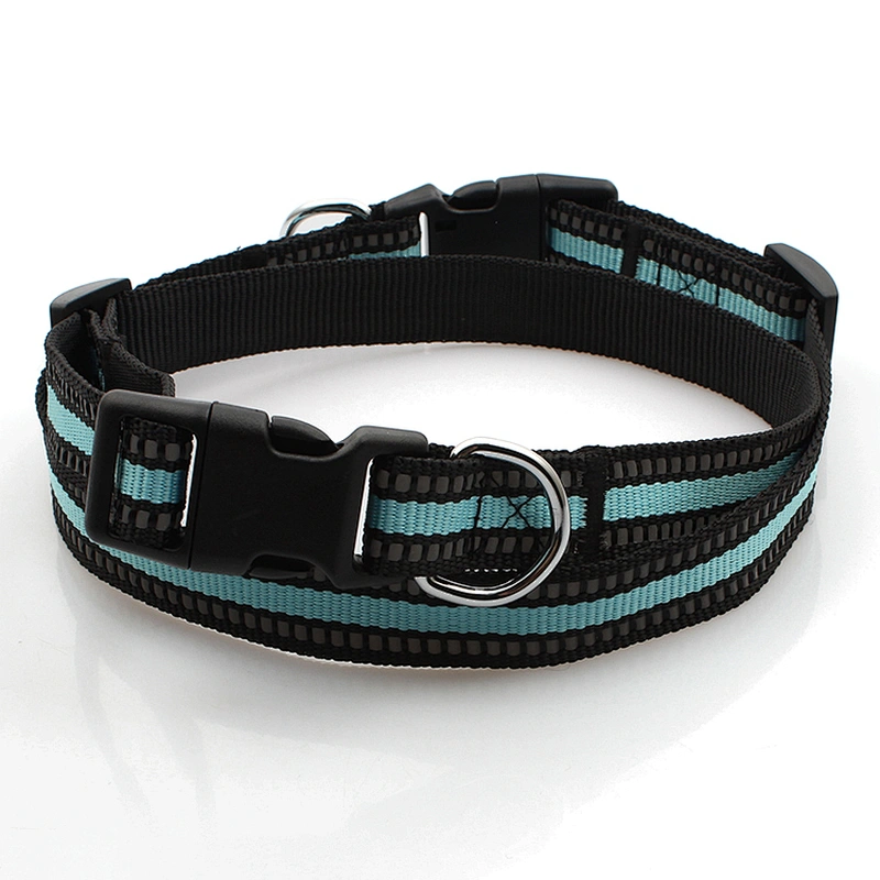 Factory hot sale custom logo plastic buckle pet dog collar